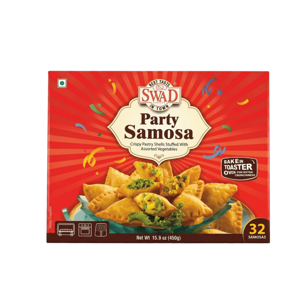 Swad Party Samosa 450 g 32 pcs buy online USA - 1